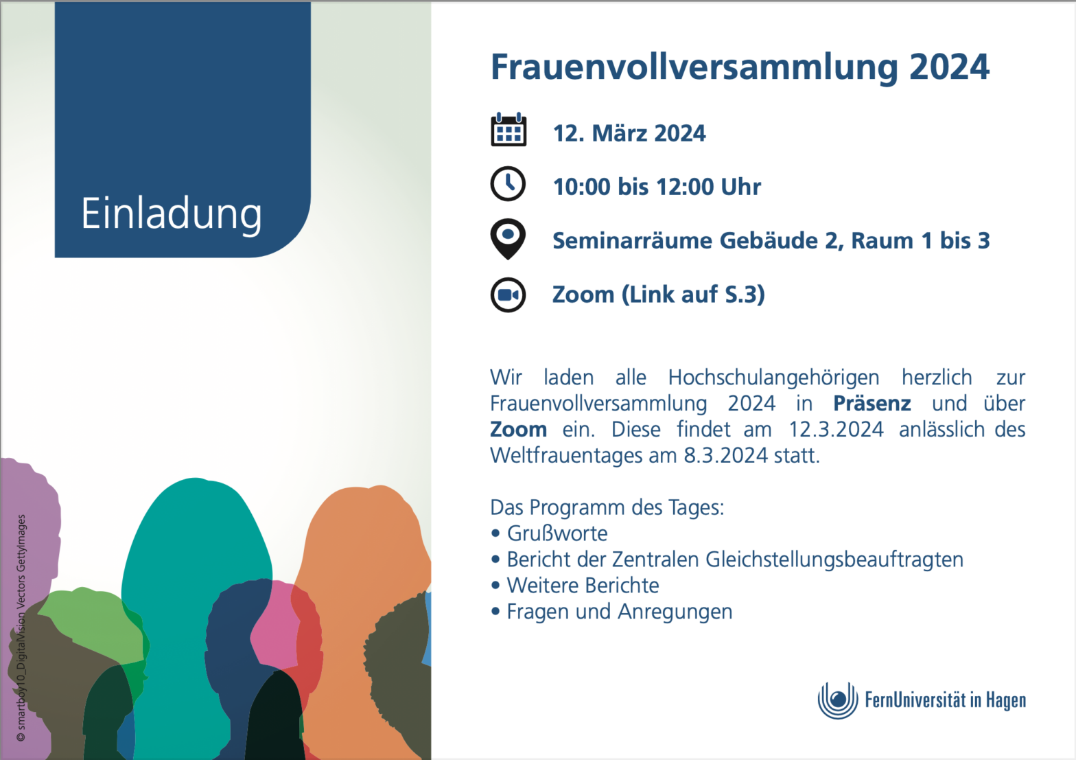 Auszug aus der Einladung der Universität